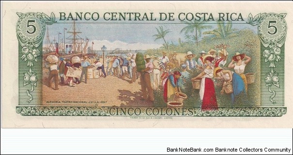 Banknote from Costa Rica year 1990