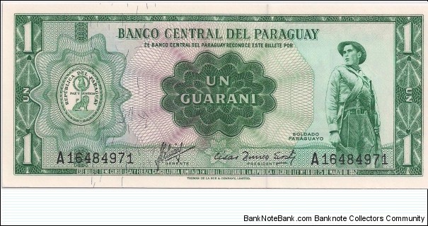 1 GUARANI Banknote