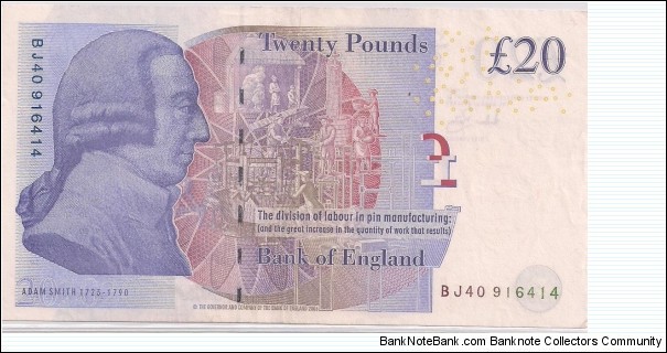 Banknote from United Kingdom year 2006