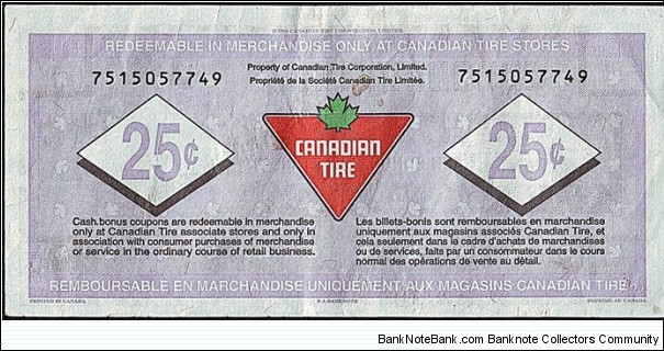 Banknote from Canada year 1996