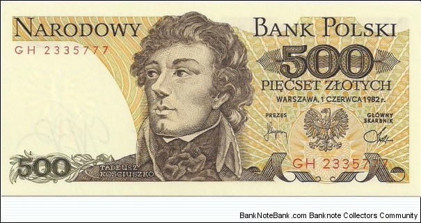 500 ZLOTY Banknote