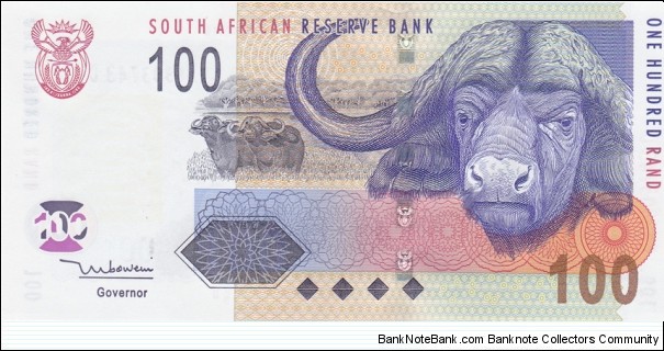 South Africa P131 (100 rand 2005) Banknote