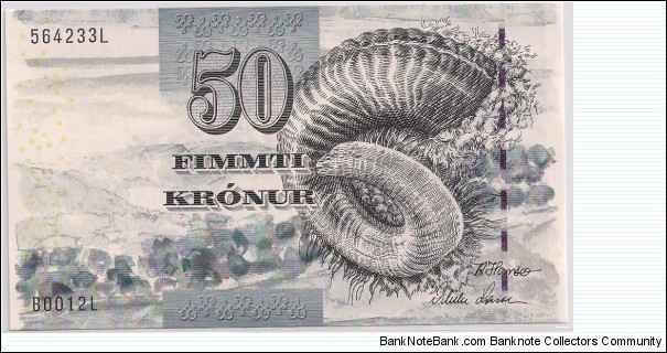 20 Kronur , Faeroe Islands Banknote