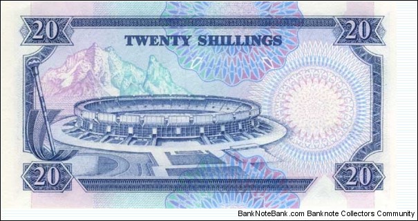 Banknote from Kenya year 1991