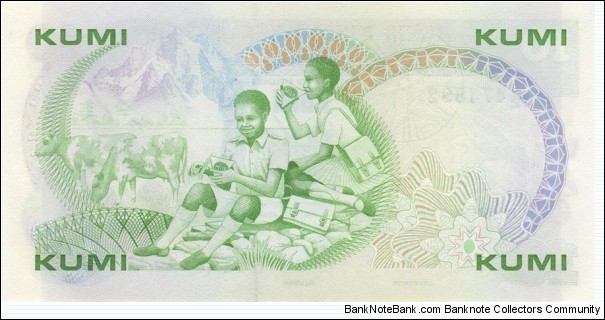 Banknote from Kenya year 1986