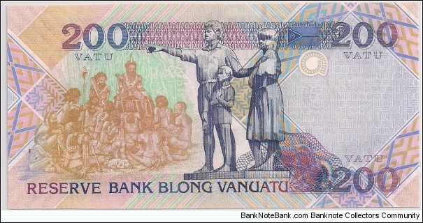 Banknote from Vanuatu year 1995