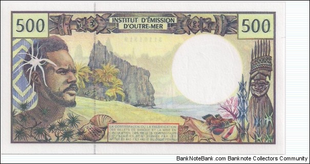 Banknote from French Polynesia year 1969