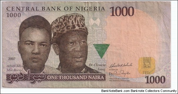 1000 Naira Banknote