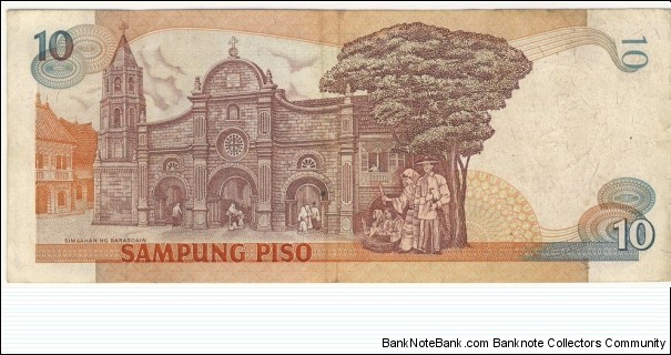 Banknote from Philippines year 1985