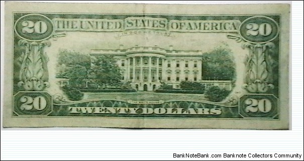 Banknote from USA year 1974