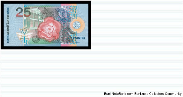 Banknote from Suriname year 2000