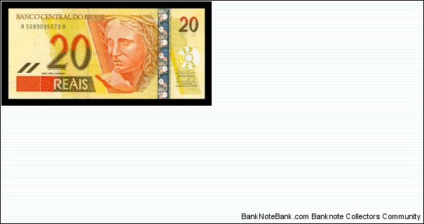 Brazil, 20 Reais, ND(2003), P250b Banknote