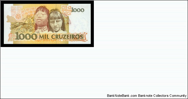 Banknote from Brazil year 1990