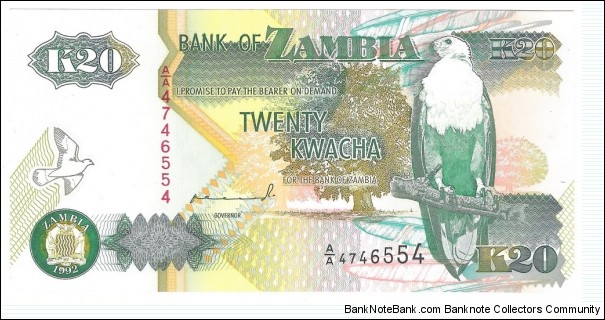 20 Kwacha Banknote