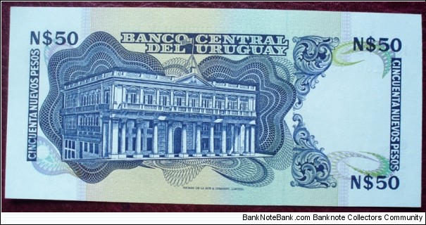 Banknote from Uruguay year 1989