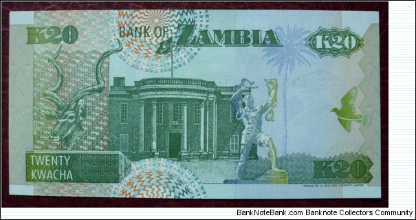 Banknote from Zambia year 1995