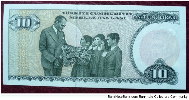 Banknote from Turkey year 1982