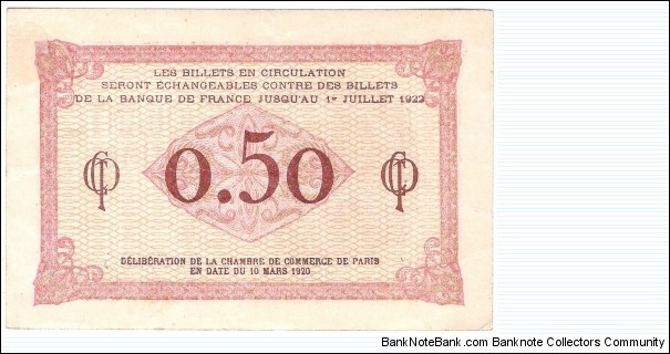 Banknote from France year 1920