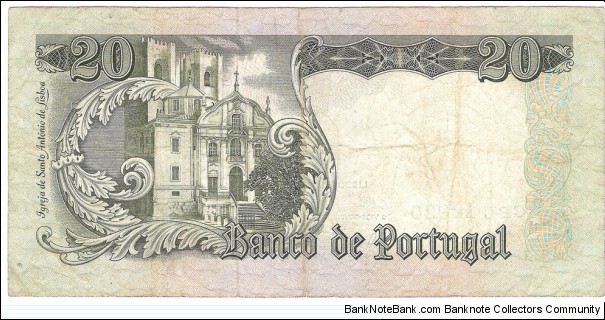 Banknote from Portugal year 1964