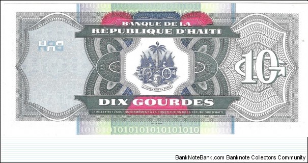 Banknote from Haiti year 2000