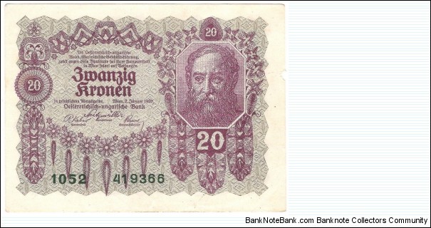 20 Kronen(1922) Banknote