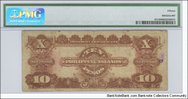 Banknote from Philippines year 1918