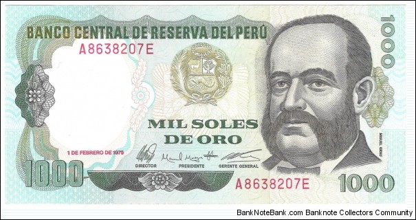 1000 Soles Banknote