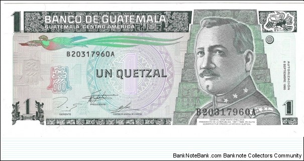 1 Quetzal Banknote