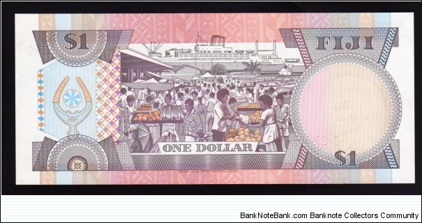 Banknote from Fiji year 1993