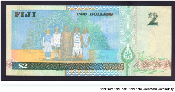 Banknote from Fiji year 2002