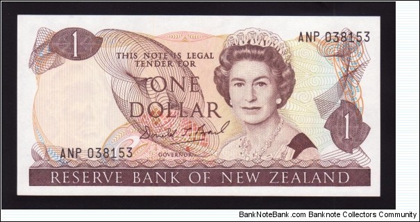 New Zealand 1989-92 P-169c 1 Dollar Banknote