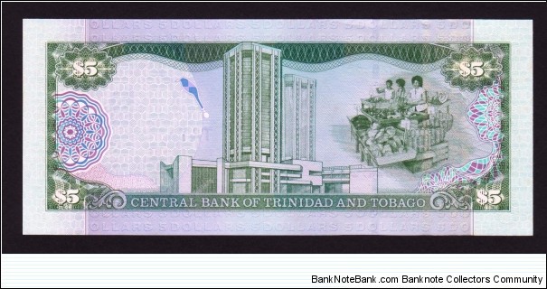 Banknote from Trinidad and Tobago year 2002