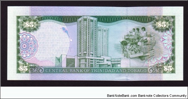 Banknote from Trinidad and Tobago year 2002