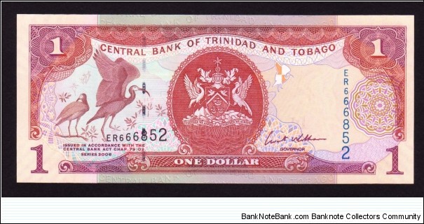 Trinidad & Tobago 2006 P-NEW 1 Dollar Banknote