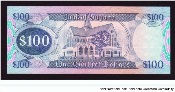 Banknote from Guyana year 1989