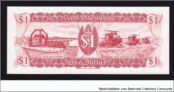 Banknote from Guyana year 1992