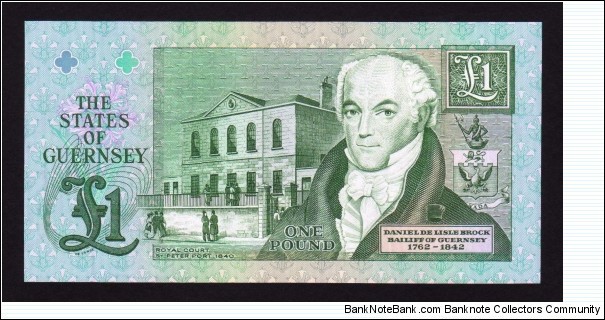 Banknote from Guernsey year 2002