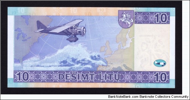 Banknote from Lithuania year 2007