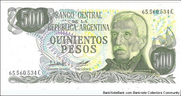 500 Pesos(1976) Banknote