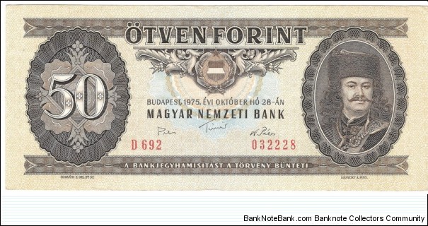 50 Forint Banknote