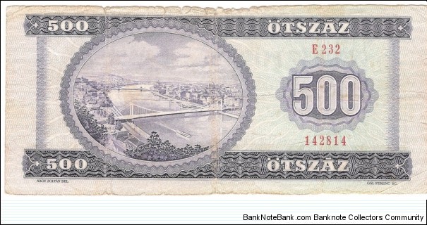Banknote from Hungary year 1975