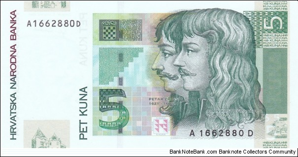 Croatia P37 (5 kuna 7/3-2001) Banknote