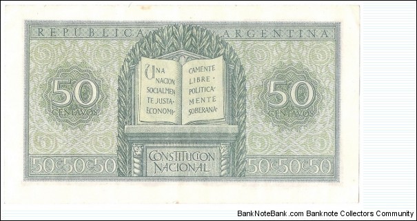 Banknote from Argentina year 1951