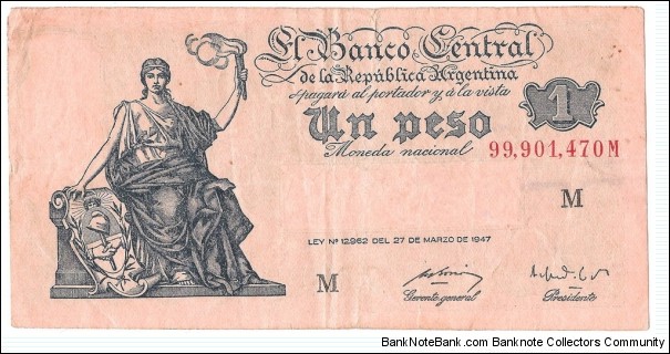 1 Peso(1949) Banknote