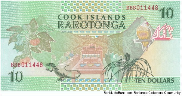 Banknote from Cook Islands year 1992