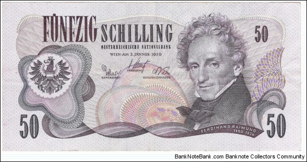 50 Schilling(1970) Banknote