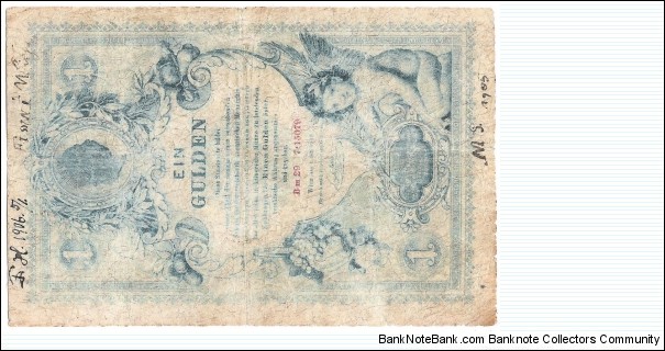 1 Gulden/Forint(Austro-Hungarian Empire 1888) Banknote