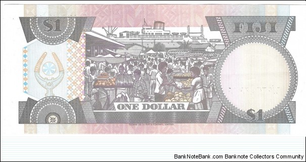 Banknote from Fiji year 1987