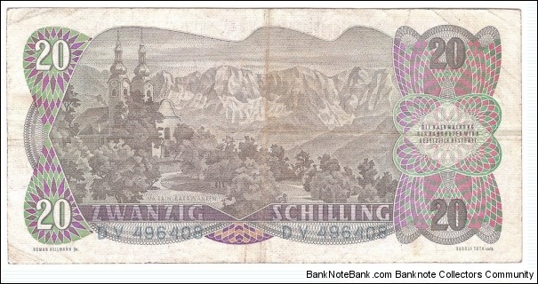 Banknote from Austria year 1956