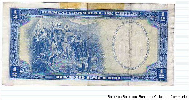 Banknote from Chile year 1970